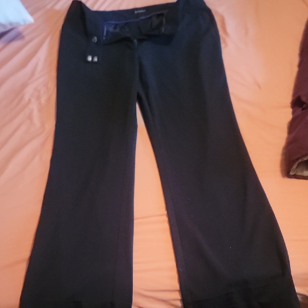 George Brand Women's Black Wide-Leg Pants